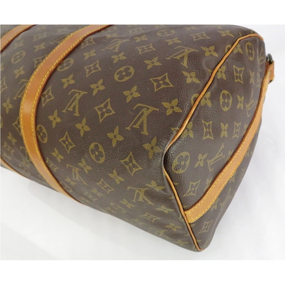 Louis Vuitton Brown and Tan Monogram Duffel Bag - Picture 9 of 16